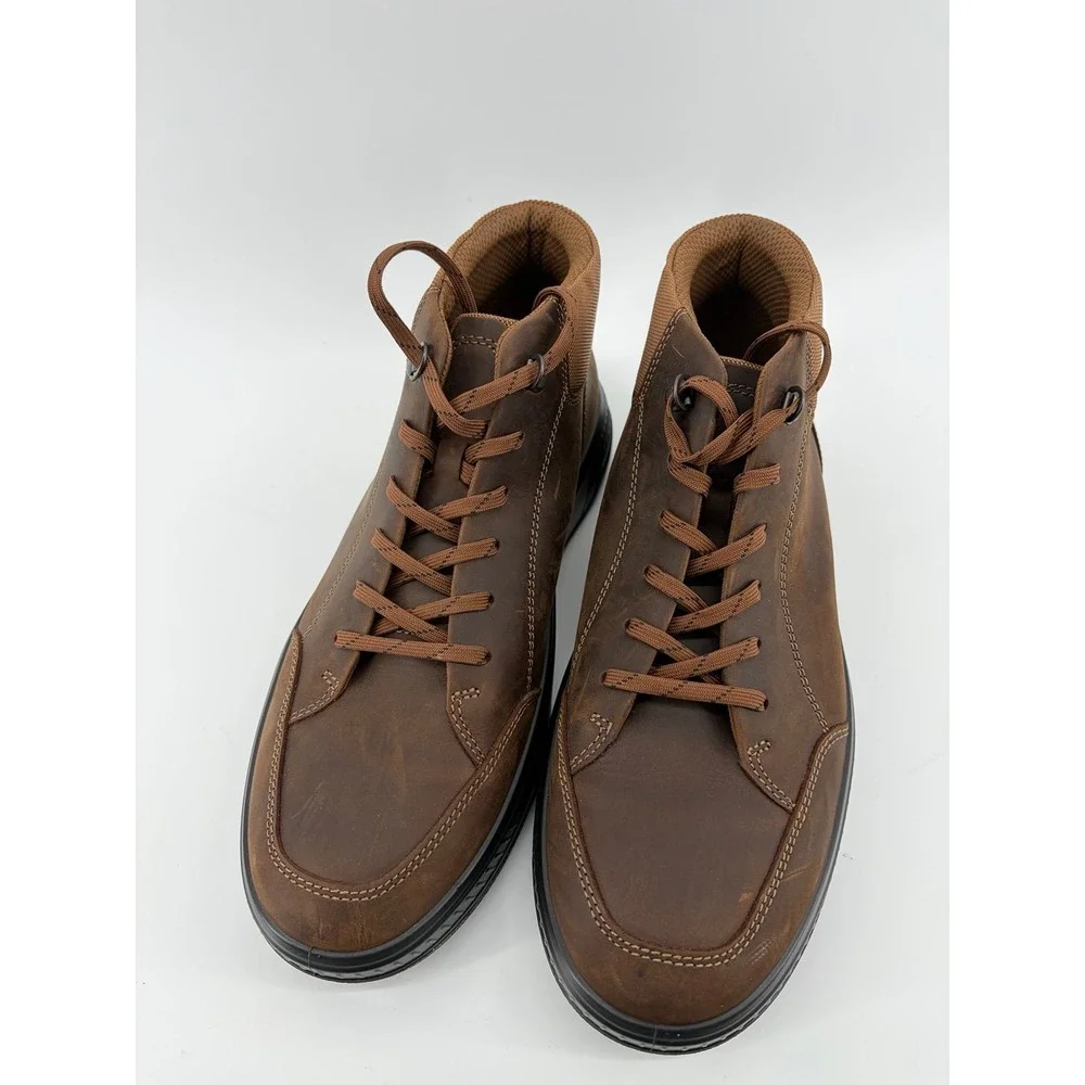ECCO Move Leather Mid-Cut Nubuck Boots,  Fluidform Comfort, Men's  44 (10-10.5)